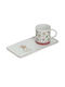 Inart Christmas Mug Porcelain White L23xW11xD2cm.