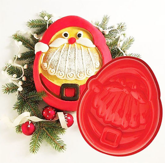 Pavoni Weihnachtliche Süßigkeiten Pfanne/Form Rot L29xB24xD5cm.
