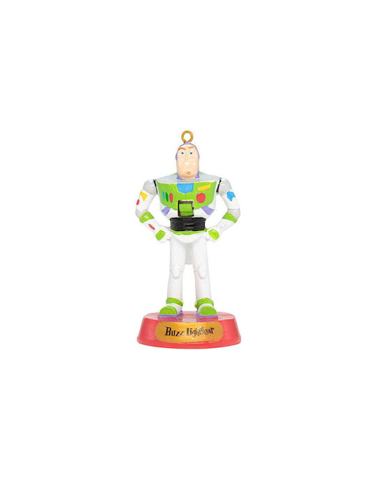 Hanging Nutcracker Ornament Polyresin Multicolour 10cm