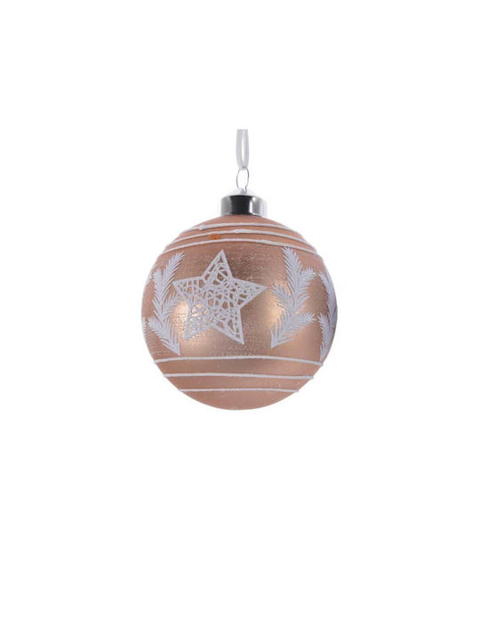 Hanging Ball Ornament Ornament Glass Copper 8cm
