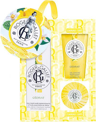 Roger & Gallet Cedrat Hautpflegeset für Gesichtsreinigung & Reinigung Körperreinigung mit Schaumbad , Gesichtsreiniger & Seife 200ml