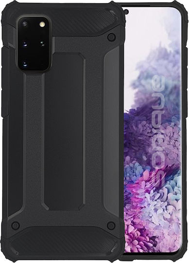 Sonique Heavy Armor Rückseitenhülle Silikon / Kunststoff 2mm Schwarz für Galaxy S20+
