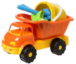 Oxybul Beach Truck Set with Accessories Orange 13 cm