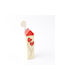 din Ceramică Red 2x2x11.5cm 1buc