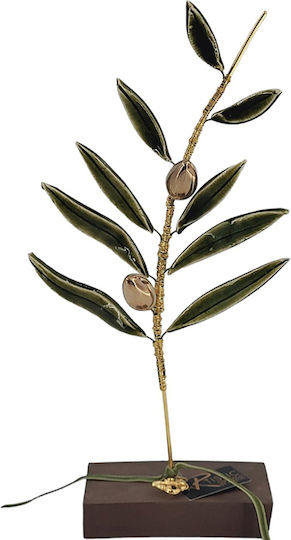 Rozos Ceramics Dekorative Olive aus Keramik 7.5x21cm 1Stück