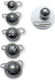 Behr Flex Heads 70-877 Cap de Plumb pentru Pescuit 4gr
