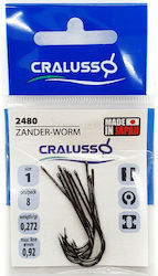 Cralusso Αγκίστρια Σετ 8Stück No2 CR2480-2/0 Cralusso Αγκίστρια Σετ 8Stück No2 CR2480-2/0