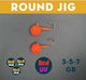 Nerdfishing Cap de Plumb pentru Pescuit 3gr