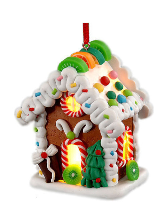 Christmas House Illuminated Ornament Multicolour