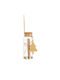 Hängendes Ornament Flasche Glas Gold 9.5x3cm