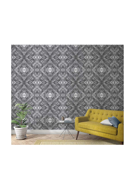 Wallpaper Vinyl Gray L270xW159cm Washable