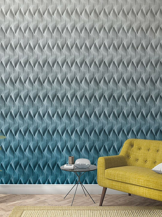 Wallpaper Vinyl Blue L270xW159cm Washable