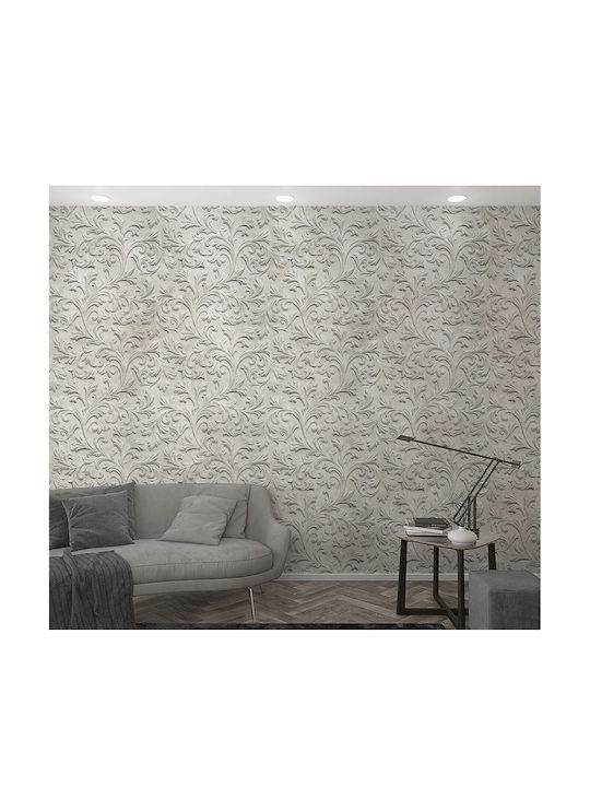 Wallpaper Vinyl Gray L270xW159cm Washable