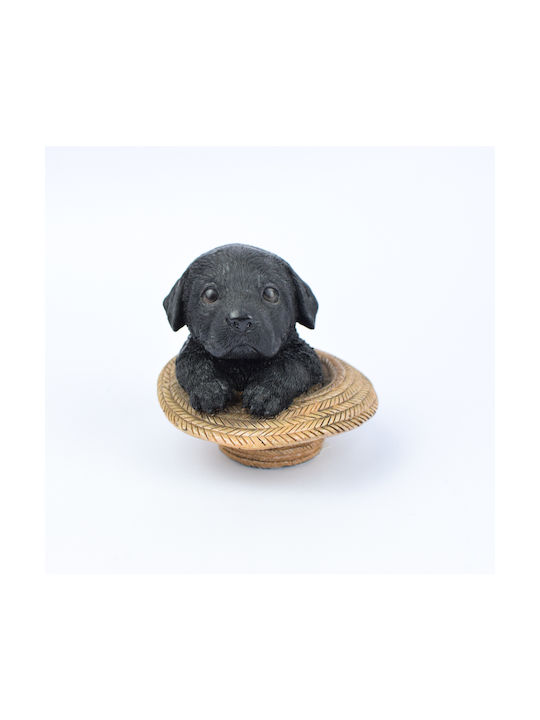 Decorative Dog Polyresin 9x9x9cm 1pcs