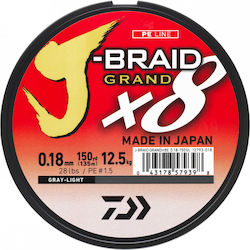 Daiwa J-Braid Grand x8 Light Νήμα Ψαρέματος 270m / 0.18mm / 7kg Daiwa J-Braid Grand x8 Light Νήμα Ψαρέματος 270m / 0.18mm / 7kg