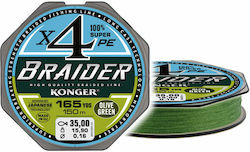 Konger Braider Fishing Filament 150m / 0.16mm