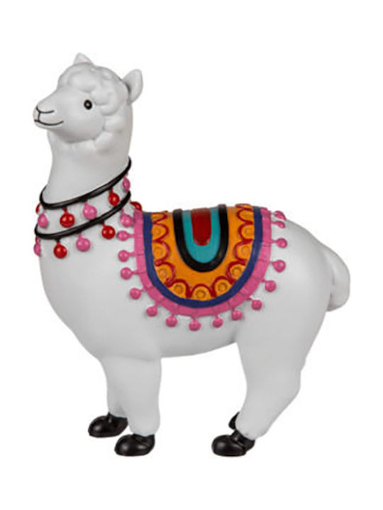 Dekorativ Lama aus Polyresin 12.5x9.5x9.5cm 1Stück