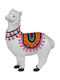 Dekorativ Lama aus Polyresin 12.5x9.5x9.5cm 1Stück