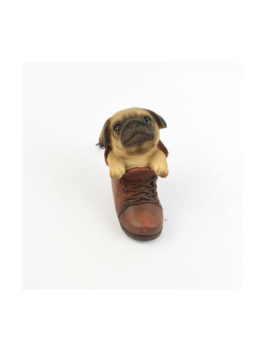 Decorative Dog Polyresin 4x5.7x6cm 1pcs