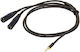 Proel Cable 2 x XLR male - 3.5mm male Μαύρο 3m CHLP320LU3