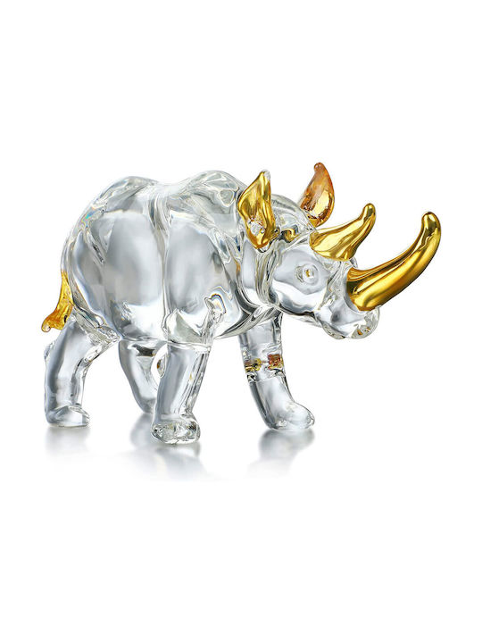 Decorative Animal made of Crystal 14.5x4.5x7.5cm 1pcs