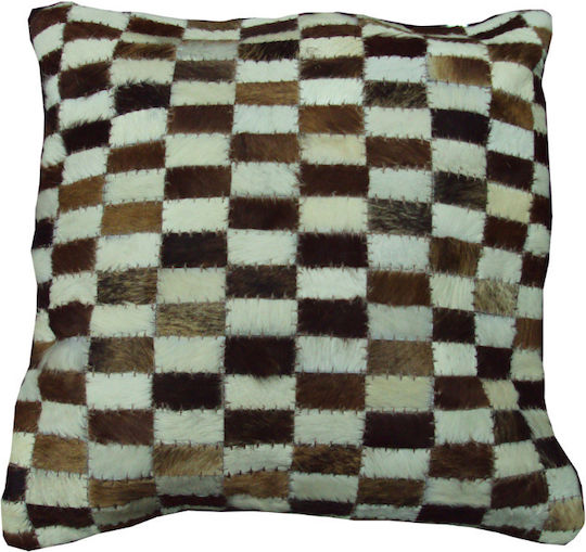 JGS S.A. Decorative Pillow Case AKB-105 Brown 45x45cm Cushion-A035