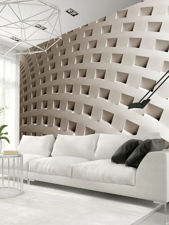 Wall Mural Fabric Beige L350xW245cm