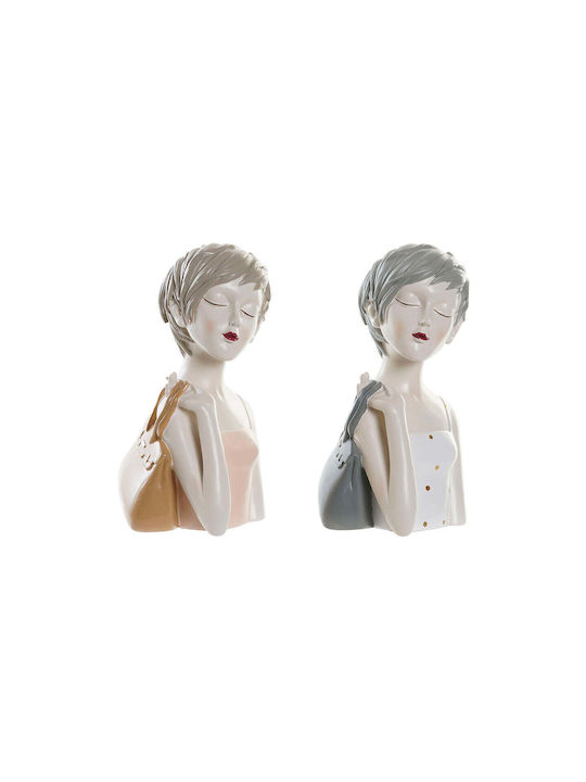 DKD Home Decor Set of Decorative Figures Polyresin S3029972 15x15x27.5cm 2pcs