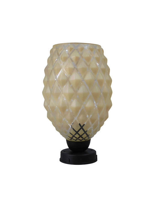 Heronia Decorative Lamp with Socket for Bulb E27 Black