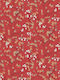 Wallpaper Vinyl Red L1000xW53cm Washable