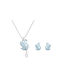 Swarovski Iconic Swan Set Earrings Pendants with Stones