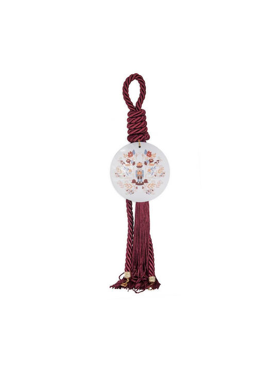 Hanging Lucky Charm Red made of Fabric 2024 1pcs