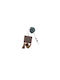 Suspendata Amulet Rodie Multicolor din Metal 28x28cm 1buc