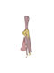 Hanging Lucky Charm Angel Pink made of Fabric 1pcs