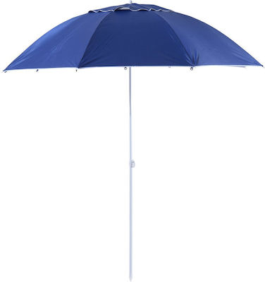 Outsunny Beach Umbrella Diameter 2.1m Blue