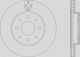 Open Parts Δισκόπλακα 1τμχ για Fiat Panda Ford Ka