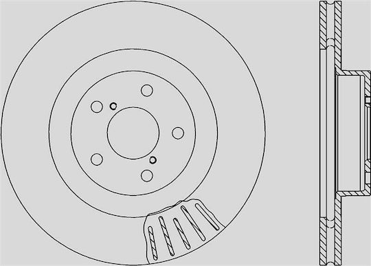 Open Parts Δισκόπλακα 1τμχ για Subaru Forester