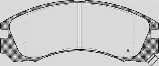 Open Parts Σετ Τακάκια για Mercedes-Benz S Mitsubishi L200