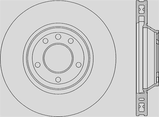 Open Parts Σετ Δισκόπλακες για Audi Q7 Porsche Cayenne