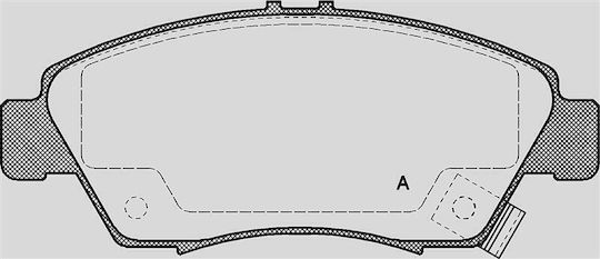 Open Parts Brake Pad for Honda Civic Mercedes-Benz V