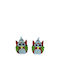 Hanging Owl Ornament Felt 4x5.5cm Set 2pcs