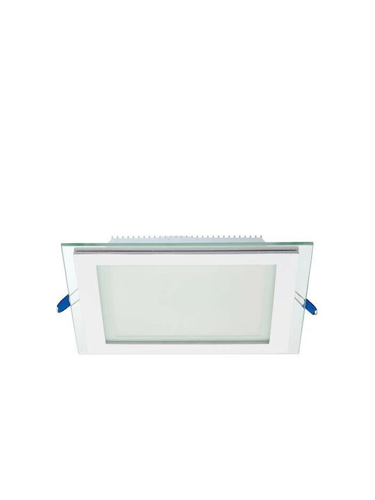 Vito Квадрат Вграден LED Панел 16W с Студено бяло Светлина 6000К 20x20см.