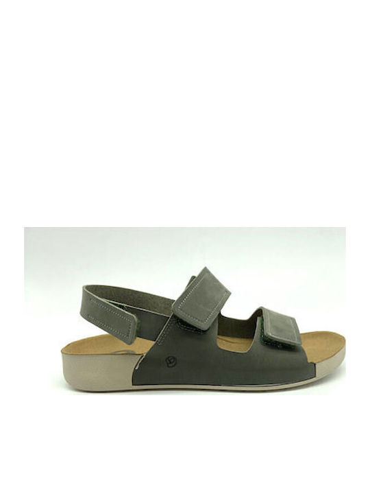 Suave Women's Flat Sandals Anatomic in Khaki Color