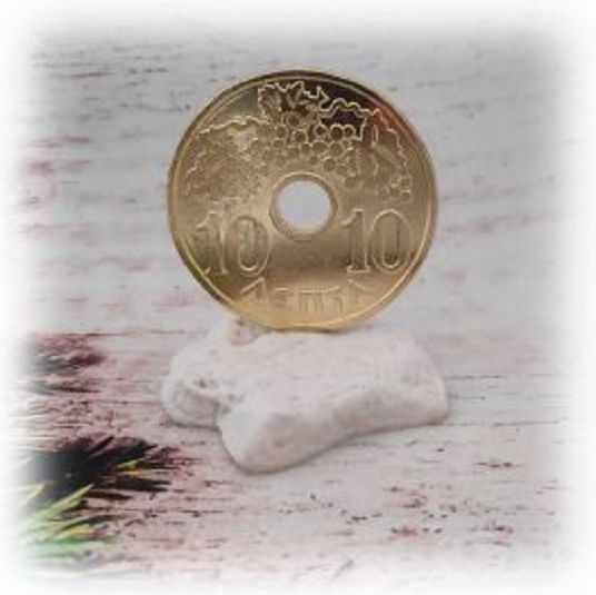 Kostibas Fashion de birou Amulet Auriu din Piatră 1buc