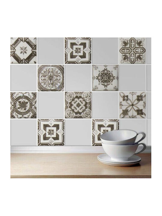 Autocolant Decorativ Placi de faianță 8buc 10x10buc