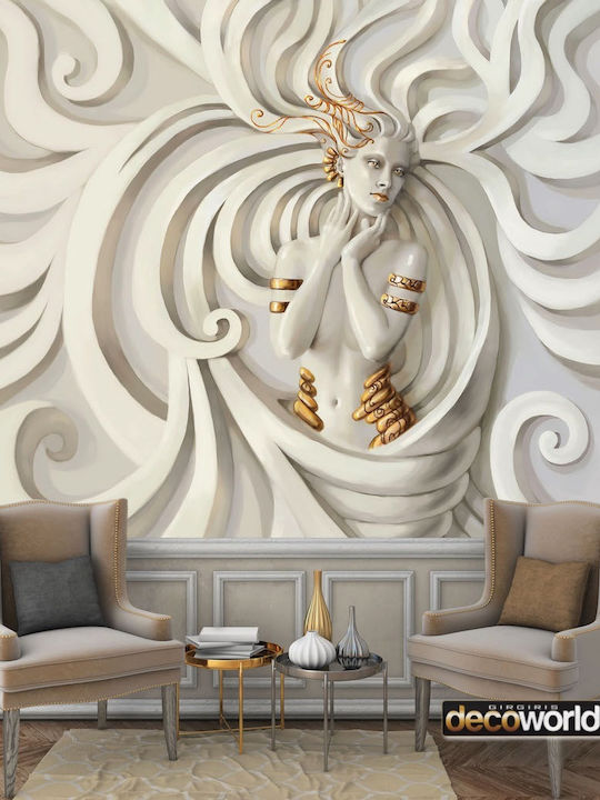 Wall Mural White L200xW150cm