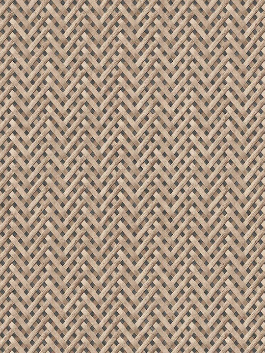 Wallpaper Vinyl Beige L1000xW53cm Washable