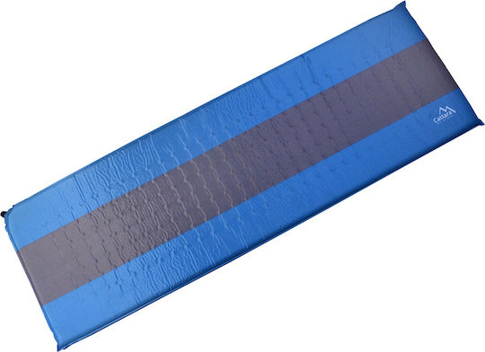 Cattara Self-Inflating Single Camping Sleeping Mat 195x60cm Thickness 5cm in Blue color