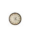 Antique Wall Clock Plastic Beige