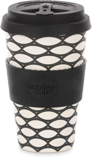 Ecoffee Cup Becher Bamboo mit Deckel Schwarz 400ml Ecoffee Cup Becher Bamboo mit Deckel Schwarz 400ml
